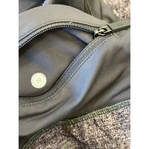 lululemon athletica Black Athletic Shorts with Heathered Gray Detail